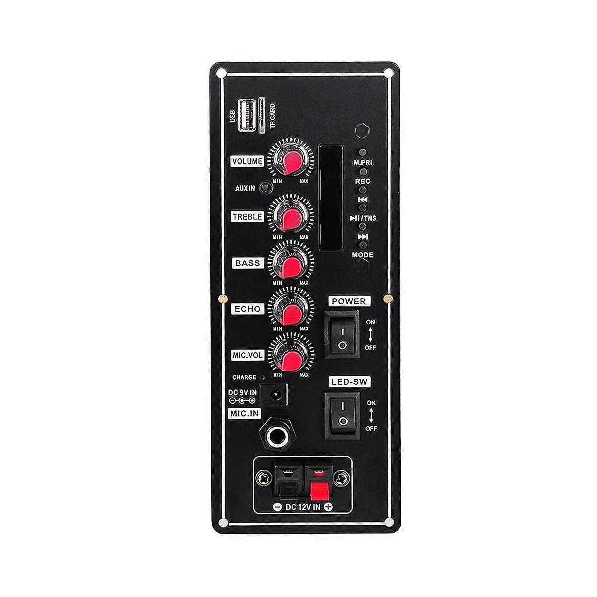 7,4 V Verstärker Bord Square Dance 2X10W Lautsprecher Verstärker Unterstützung Bluetooth AUX U-Disk 5-8 Zoll Spea