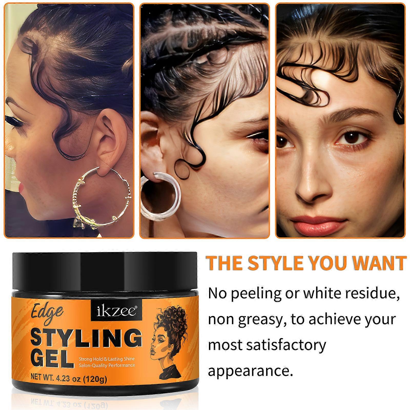 Haarstyling-Gel Langanhaltendes einfaches Styling Feuchtigkeitsspendendes, pflegendes und glänzendes tragbares Haarstyling-Gel 120g FLYE241963