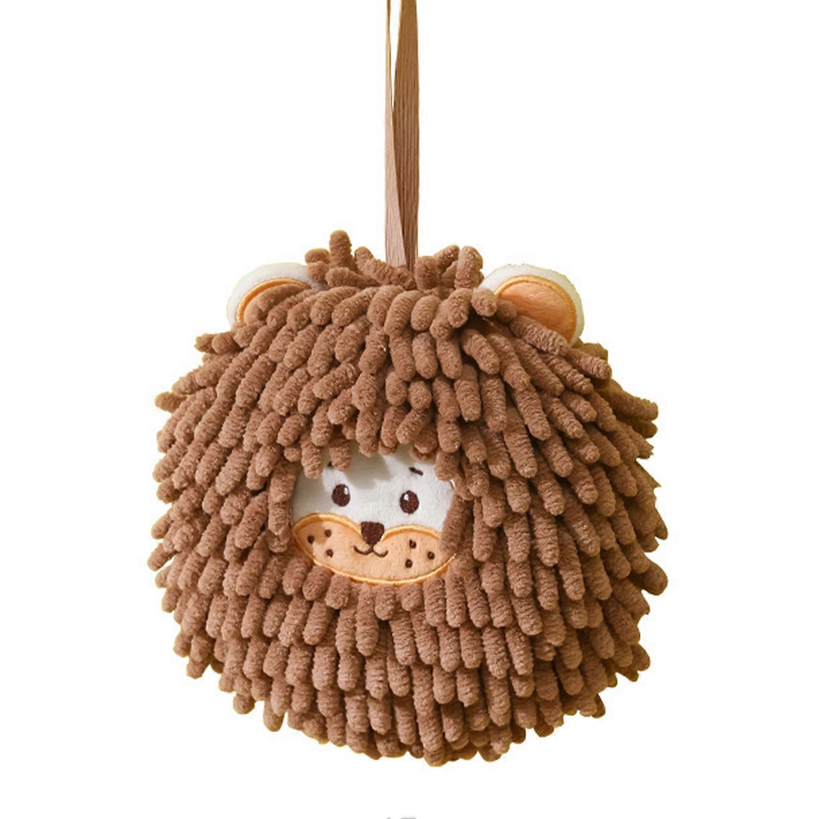 Hand Towel Soft Touch Cartoon Chenille Fast Drying Hand Rag Bathroom Accessories