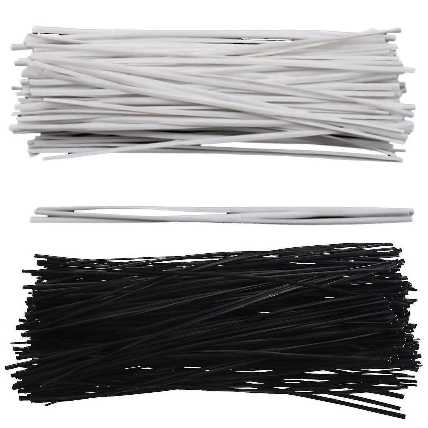 200x Plastic Shell Package Reusable Twist Ties Cable Fasteners 150mm
