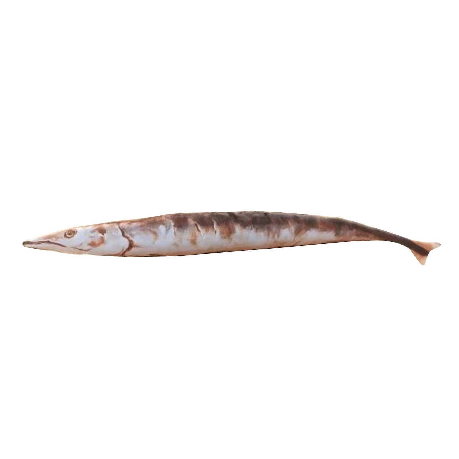 Saury Fish Plush Doll Great Fidelity Stuffed Realistic Fish Vivid Color Long And Slim Companion Pillow Simulation Fish Comfort Doll Baby Toys