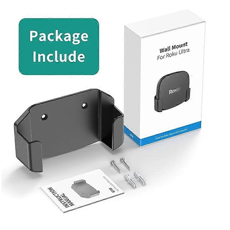 Wall Mount for Roku Ultra - Install Your Roku Device on TV Back or Wall (Compatible with All Roku Ultra Models)