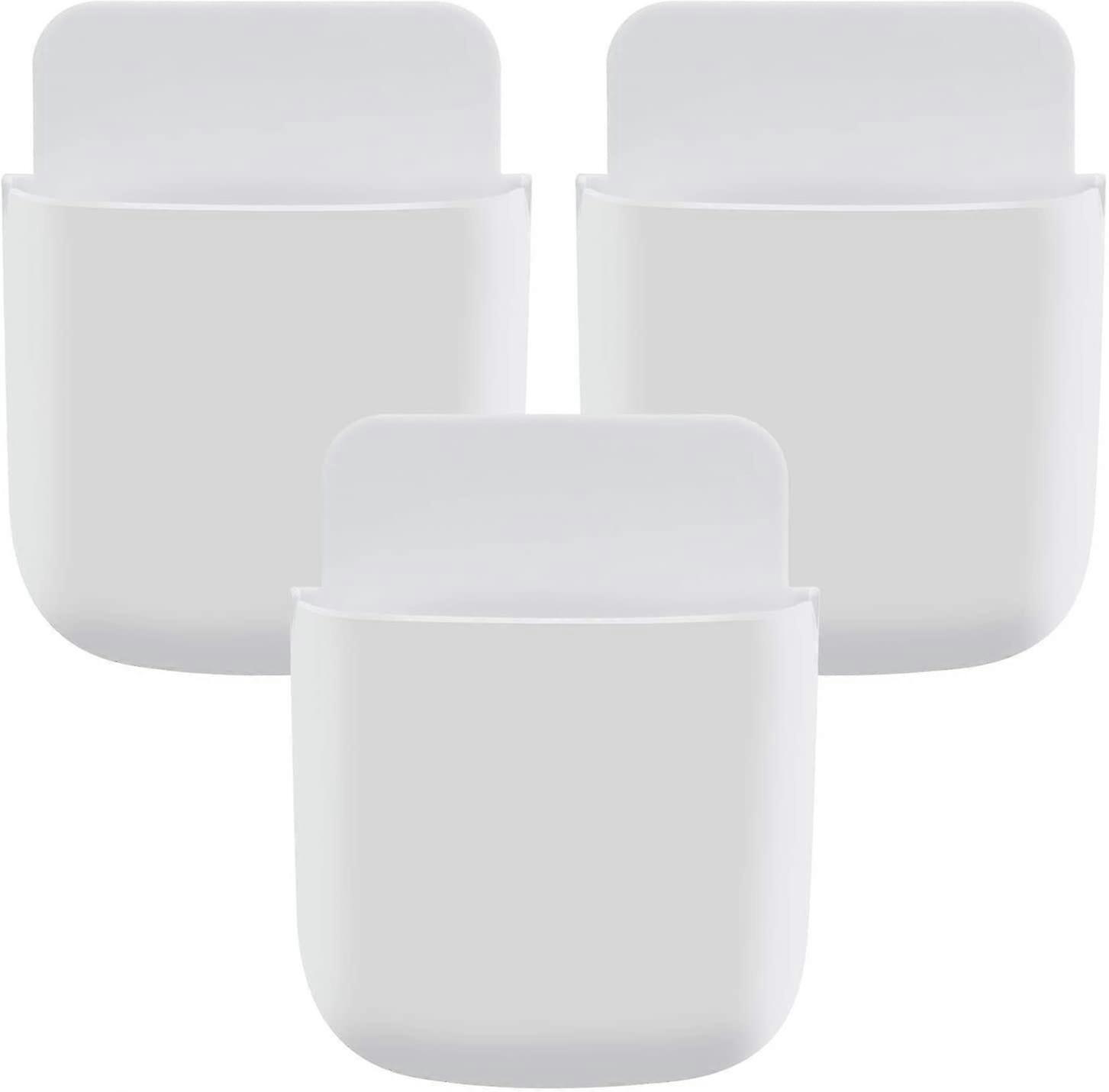 3 Pcs Wall Bracket Remote Control With Self-adhesive Stickers Wall Bracket