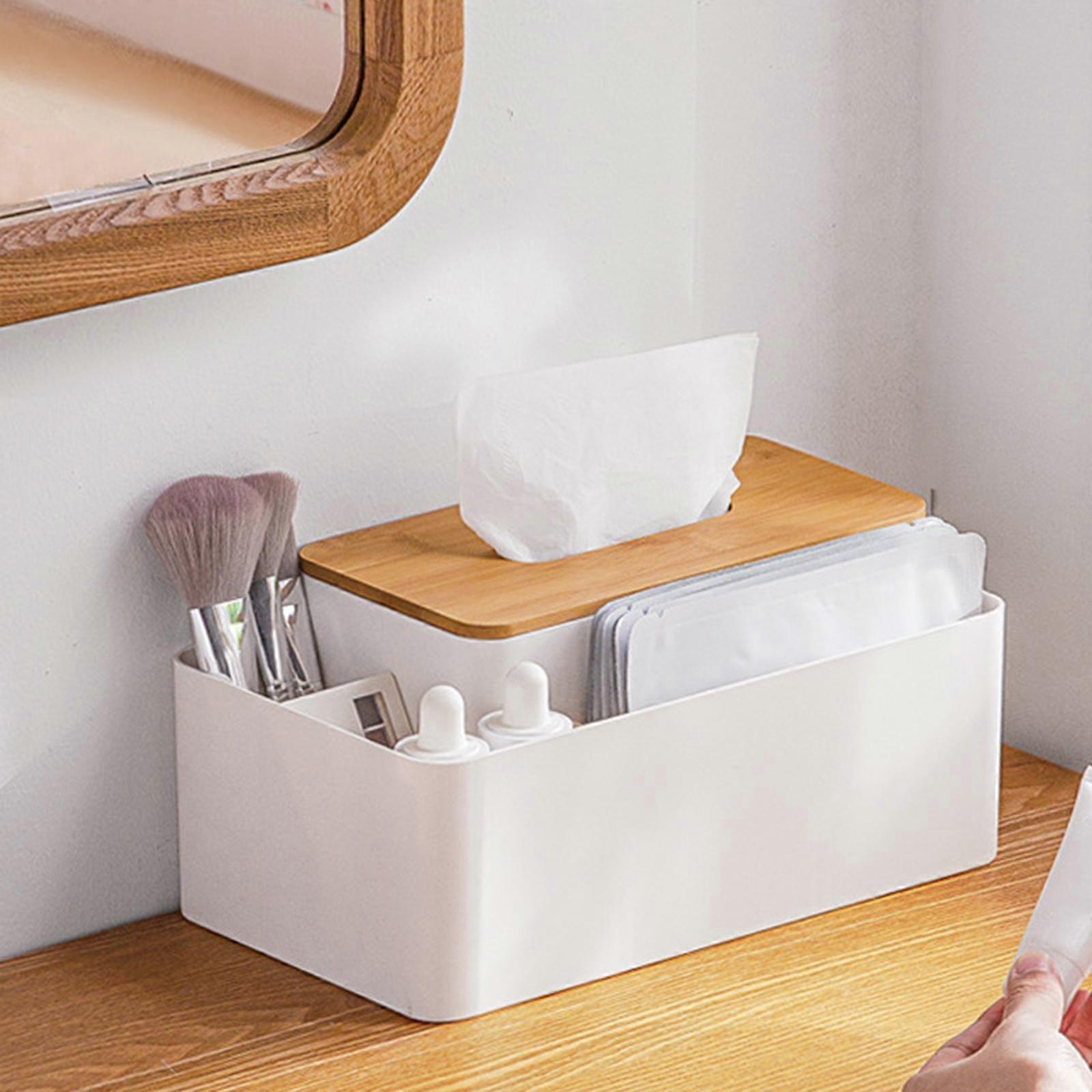 Desk Organizer Insert Separator for Office Dressing Table Dining Table , white, 26.5x15.2x12CM