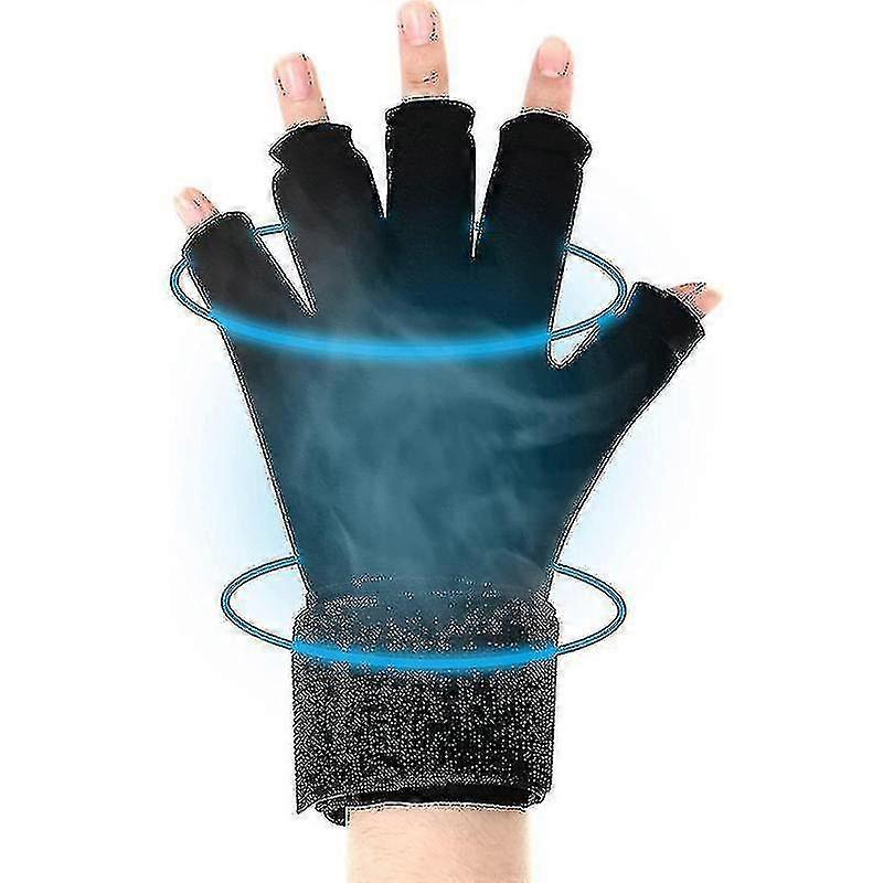 قفاز ضغط ثلجي لتخفيف الألم لالتهاب مفاصل الأصابع، عبوة جل باردة قابلة لإعادة الاستخدام dm.13