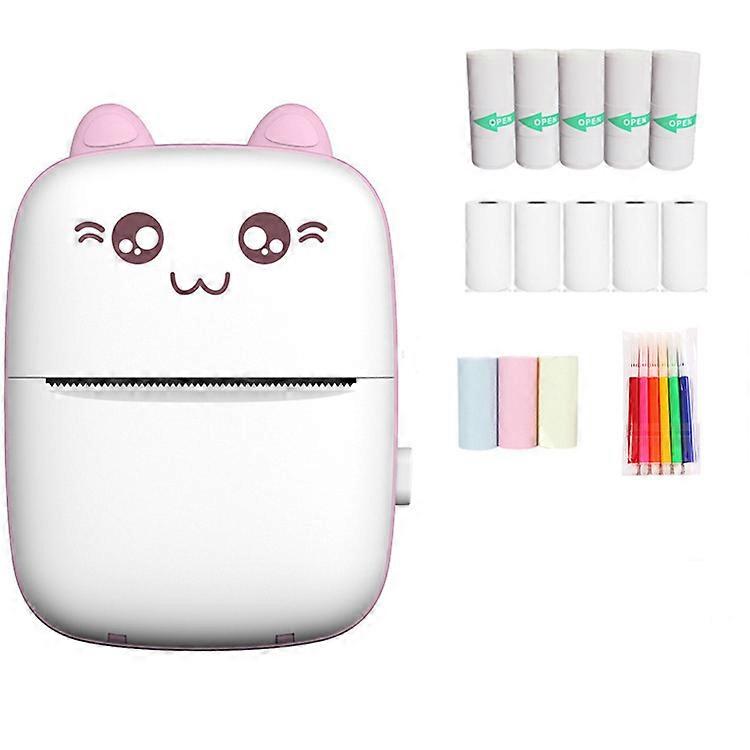 Mini Pocket Sticker Printer, Bluetooth Wireless Portable Mobile Printer Machine Thermal Printer For Notes, Memo, Photo, Pocket Label Receipt Printer