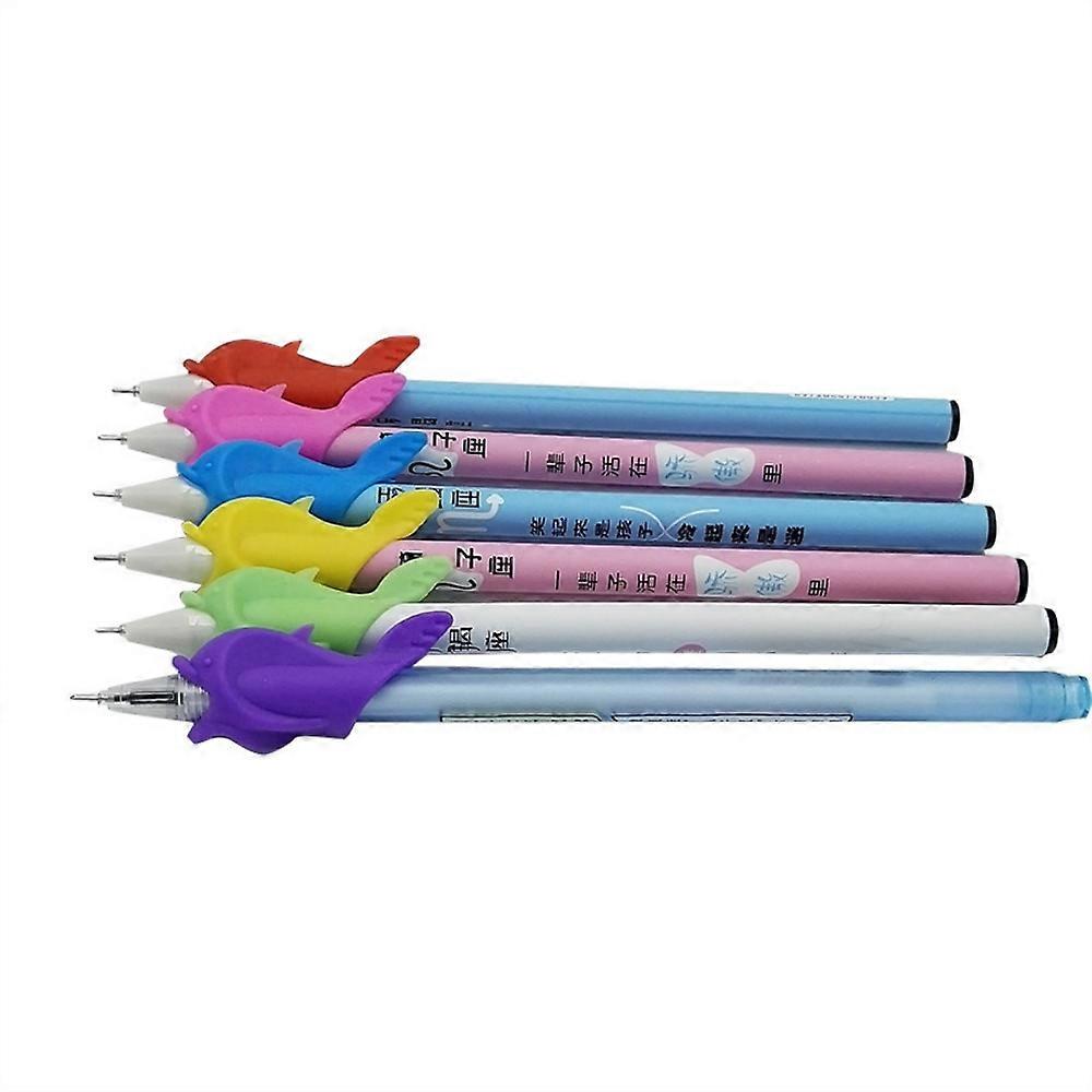 Small fish dolphin silicone pen holder