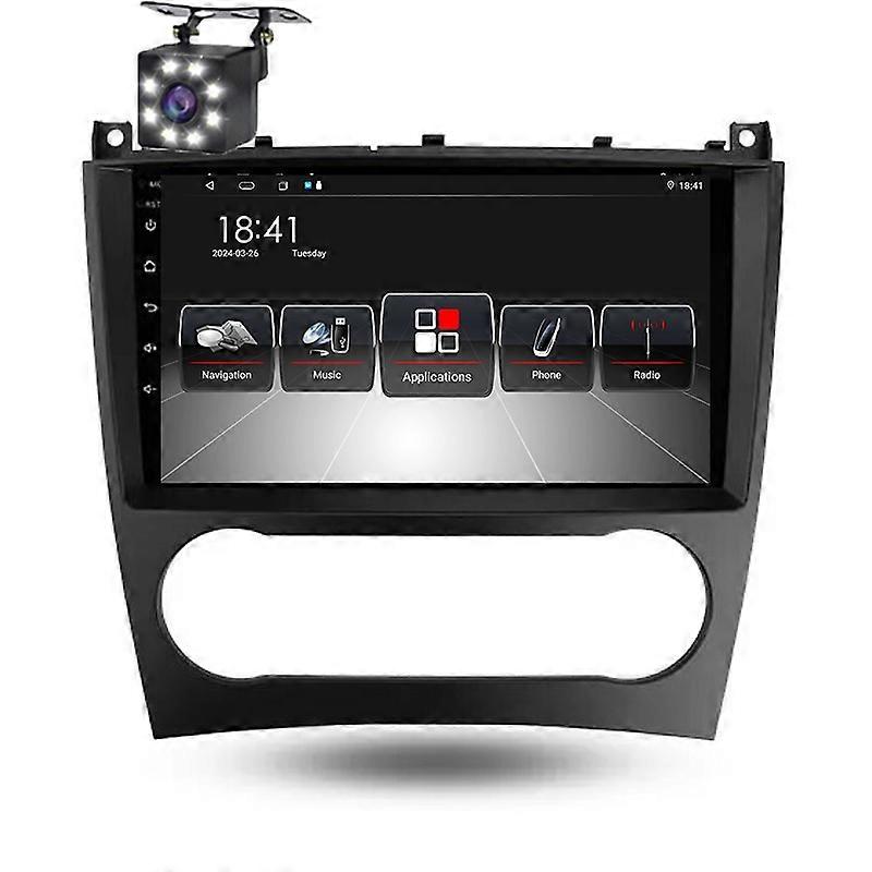 For Benz C Class W203 W209 C180 C200 2004-2011 Car Radio Multimedia Video Player Carplay Navigation