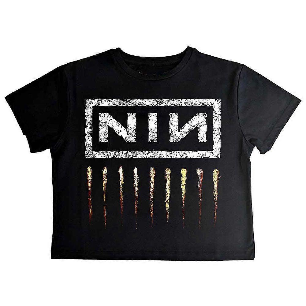 Nine Inch Nails Downward Spiral Crop Top