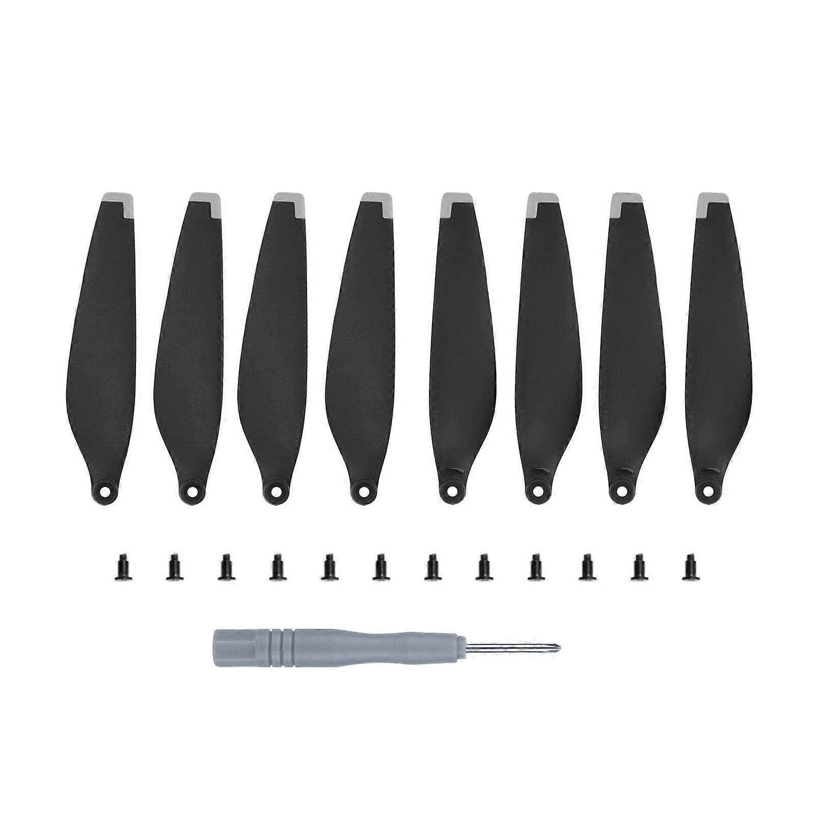 Drone blade accessories, mini replacement propeller with screw accessories, lame's spare parts with low noise for dji mini 3 8 parts