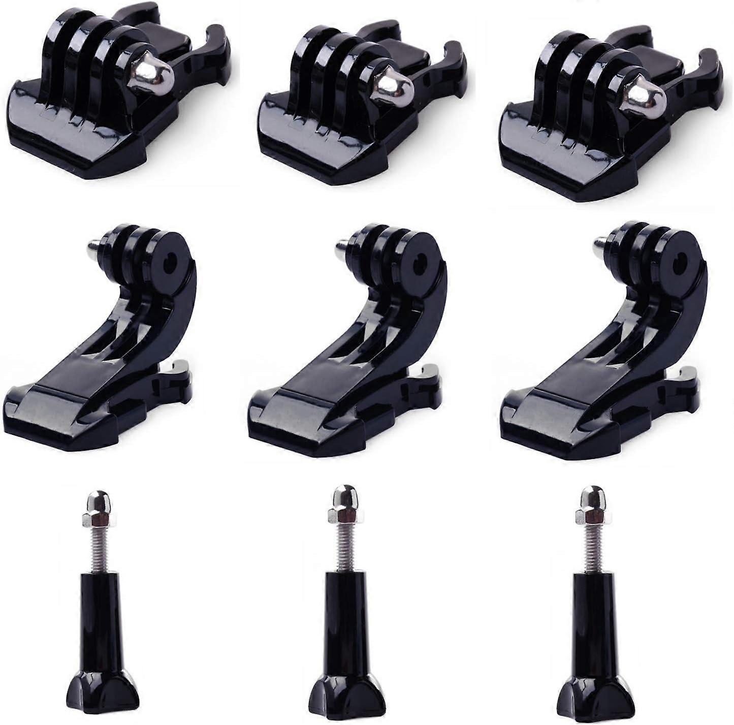 J-Buckle Mount Kit Compatible with GoPro, Vertical Surface, J-Hook, Quick Release Buckle, Long Knurled Screw, Anti-Rust Buckle Mount for GoPro Hero 10