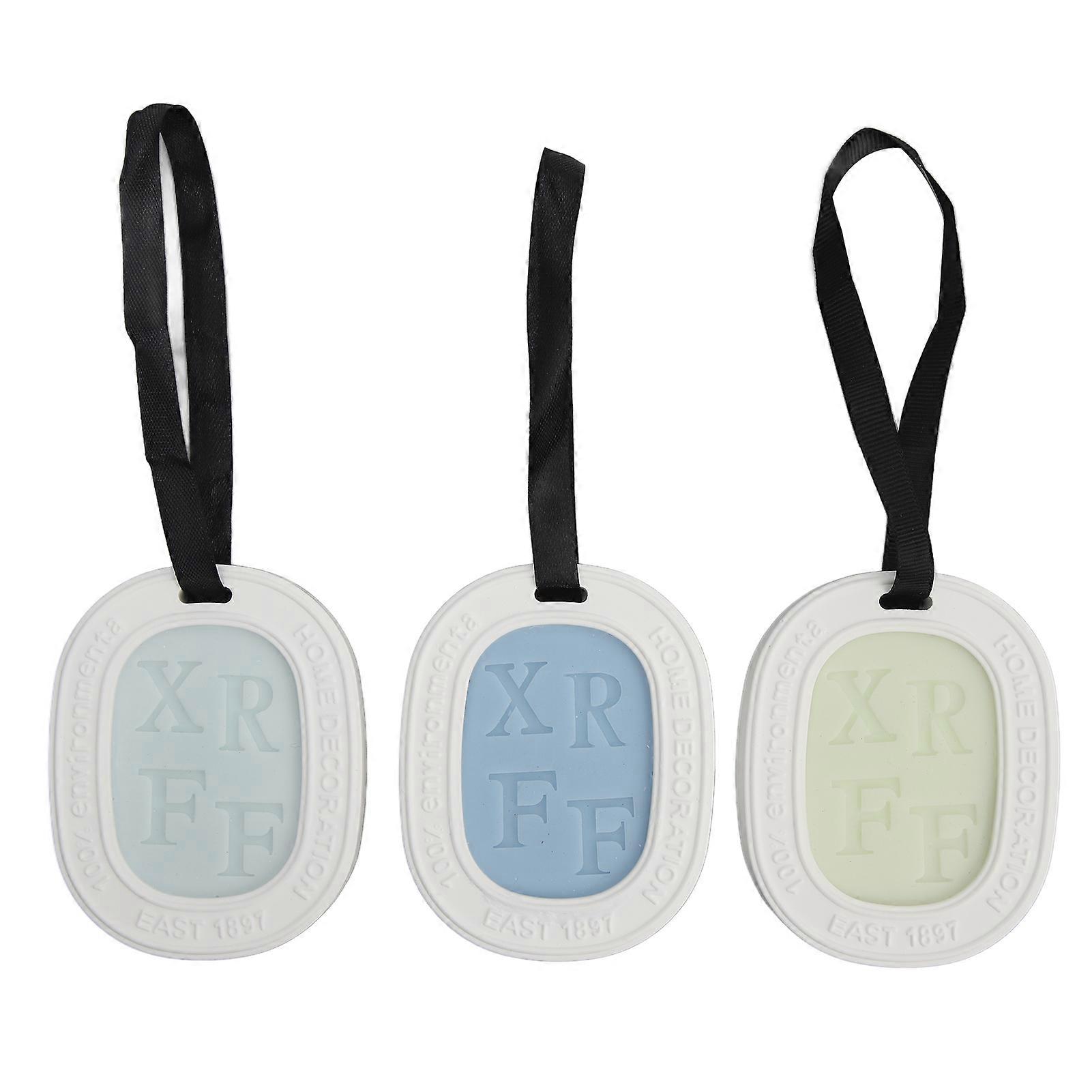 3Pcs Hanging Aromatherapy Tablets Long Lasting Fragrance Deodorize Wardrobe Scented Tablet