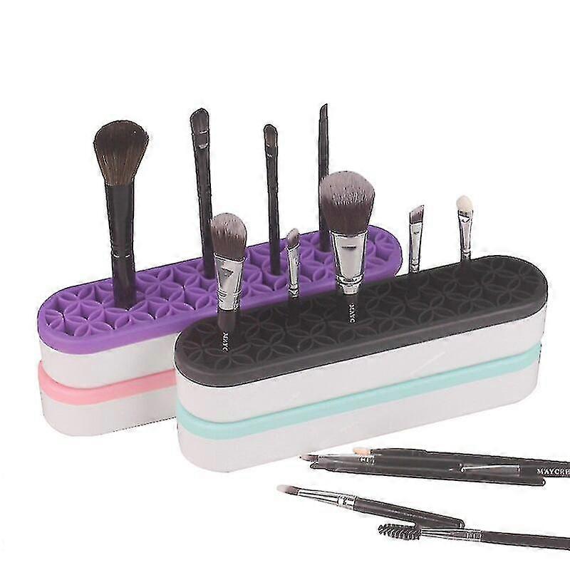 Silic Makeol H Pen H Brush Makeup Brush Display D Rack Stora Case Izer
