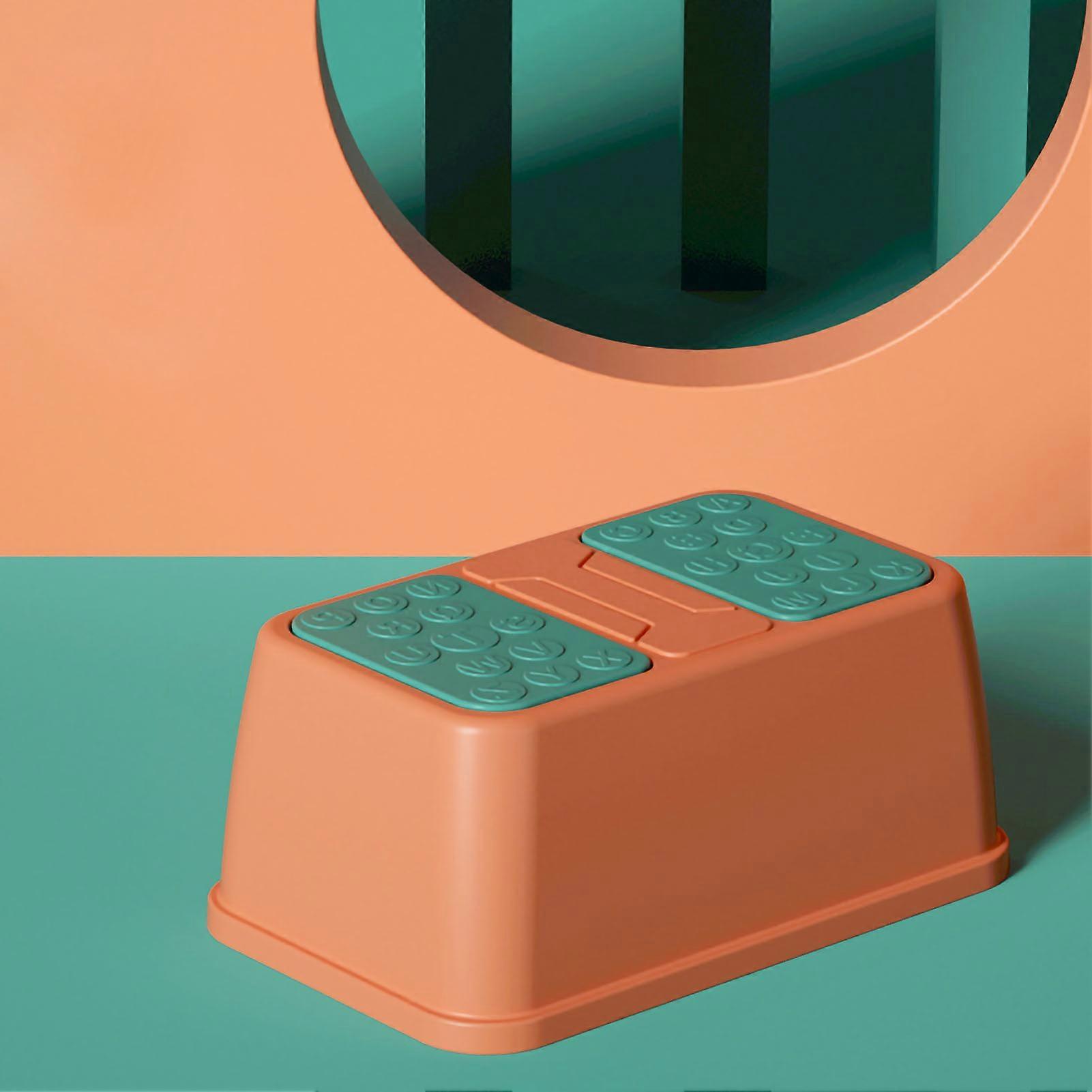 トイレステップスツールプラスチック滑り止めヘビーデューティーロールオーバー防止ツール赤ちゃんの子供用