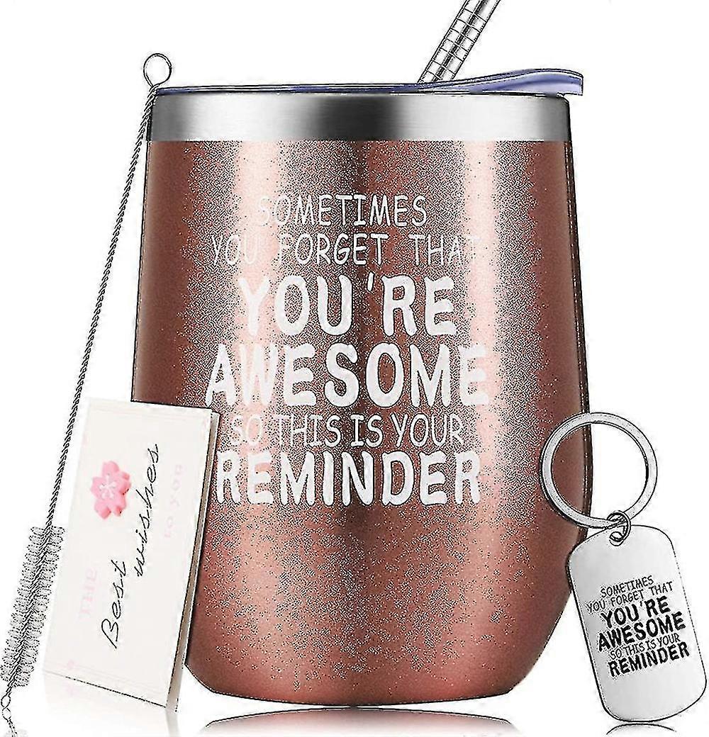 あなたは素晴らしいです、インスピレーション面白い誕生日プレゼント、真空断熱タンブラー