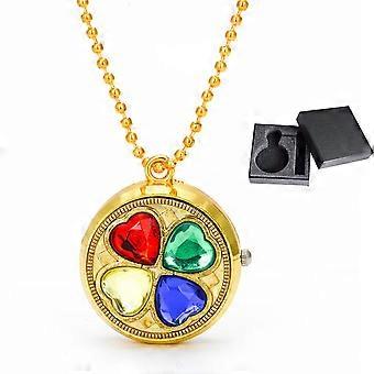 Cute Cartoon Quartz Pocket Watch for Boys Girls, Christmas Gifts Quartz Pocket Watches Chain for Kids, Christmas Gifts for Children