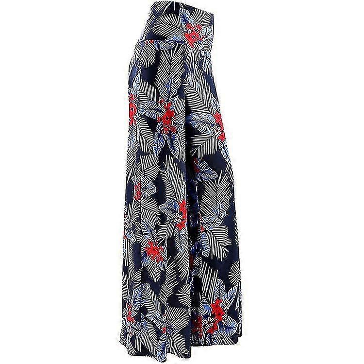 Women's Wide Leg Pants Flared Pants Stretchy High Waist Casual Long Pants-Y