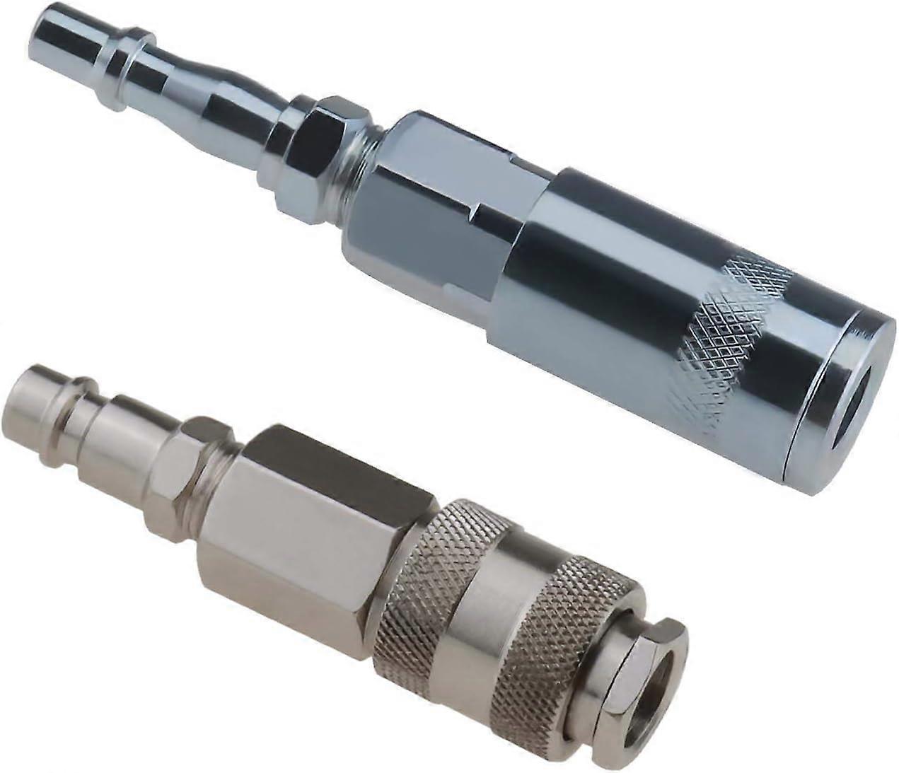 nice 4-Piece Euro and PCL Pneumatic Fitting Conversion 1/4 in. BSP Quick Release Adapter Kit