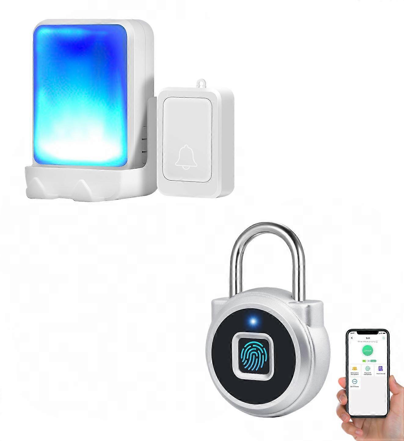 Optimized Security Solutions: Loud Visual Doorbell And Versatile Fingerprint Padlock