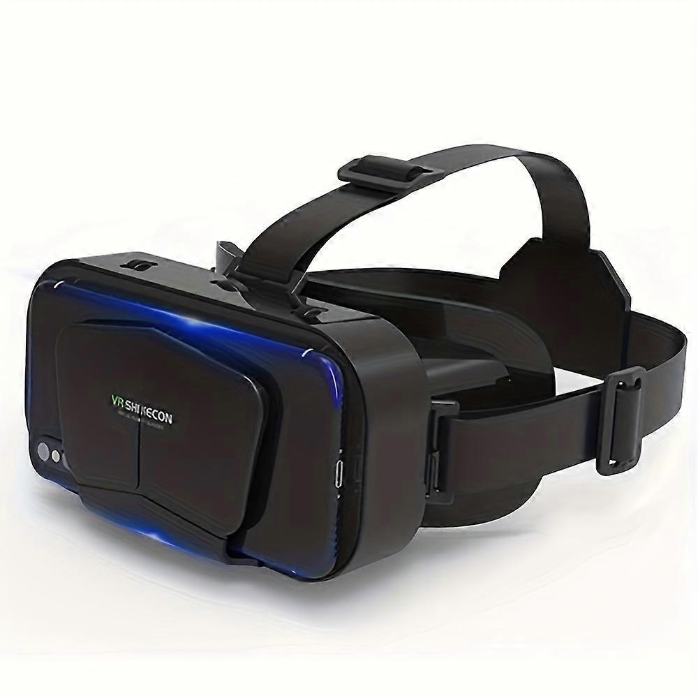 1pc Immersive 3D VR Headset with Controllers for iPhone/Android Smartphones - Experience Virtual Reality Like Never Before!