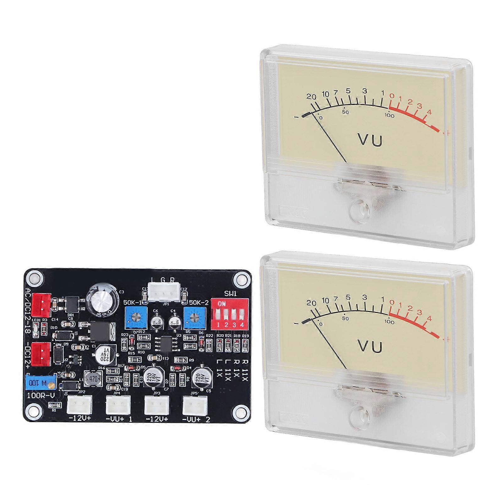 Audio Level Meter High Accuracy Power Amplifier VU Meter Preamplifier
