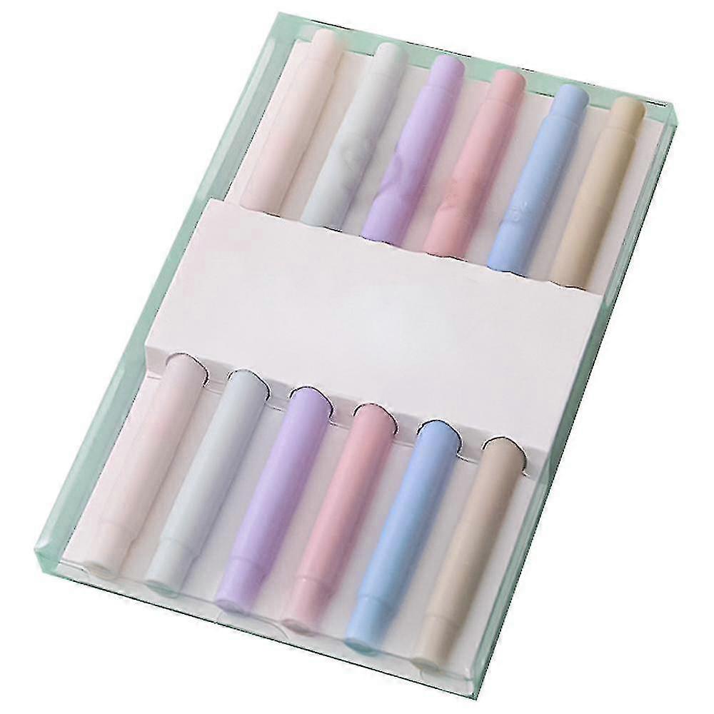 Cute Highlighters Mild Assorted Colors With Soft Chisel Tip, Dry Fast Easy To Hold
