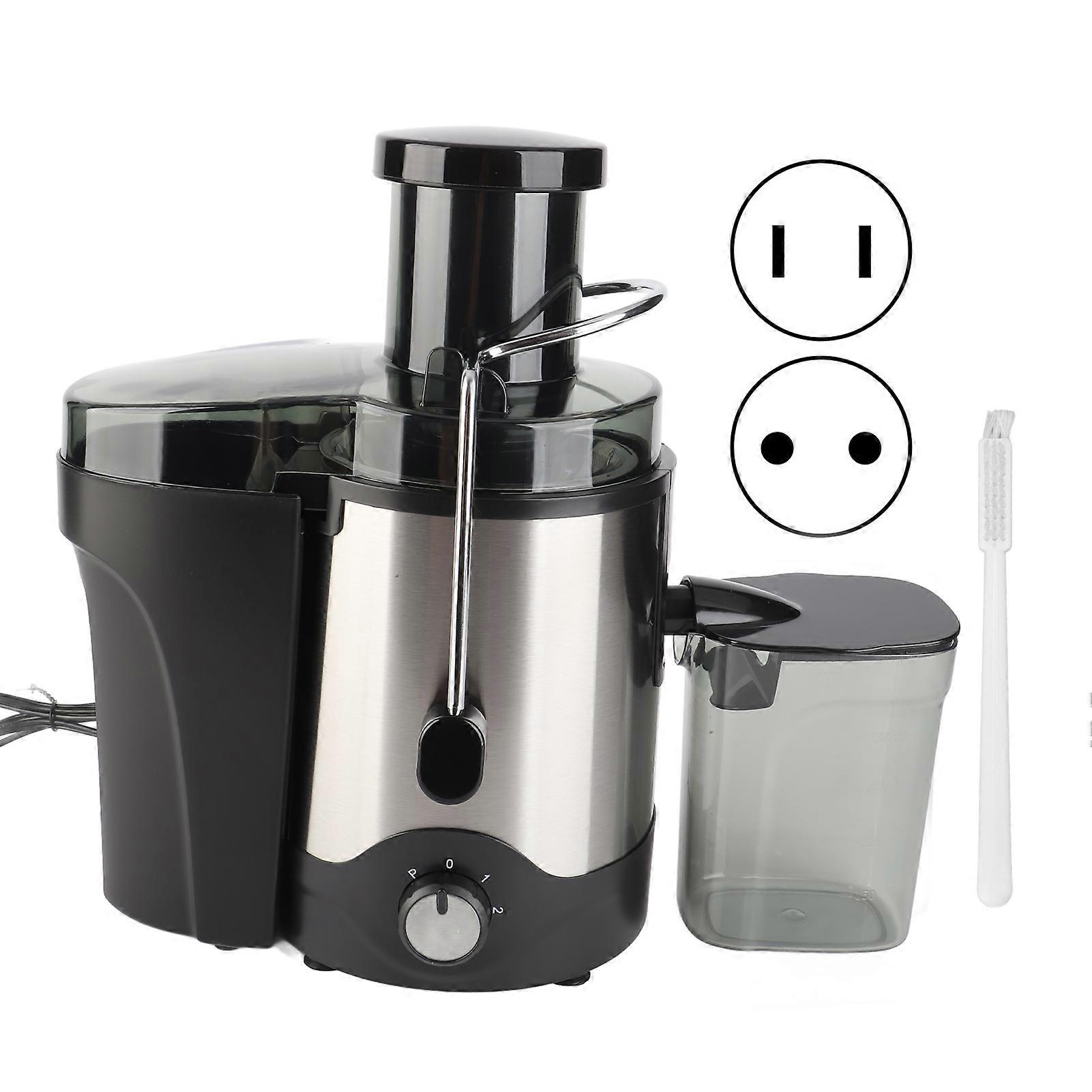 600W Elektrisk Juicer Rustfritt Stål PP Juice Maskin Frukt Grønnsaker Extractor Masse Seperasjon