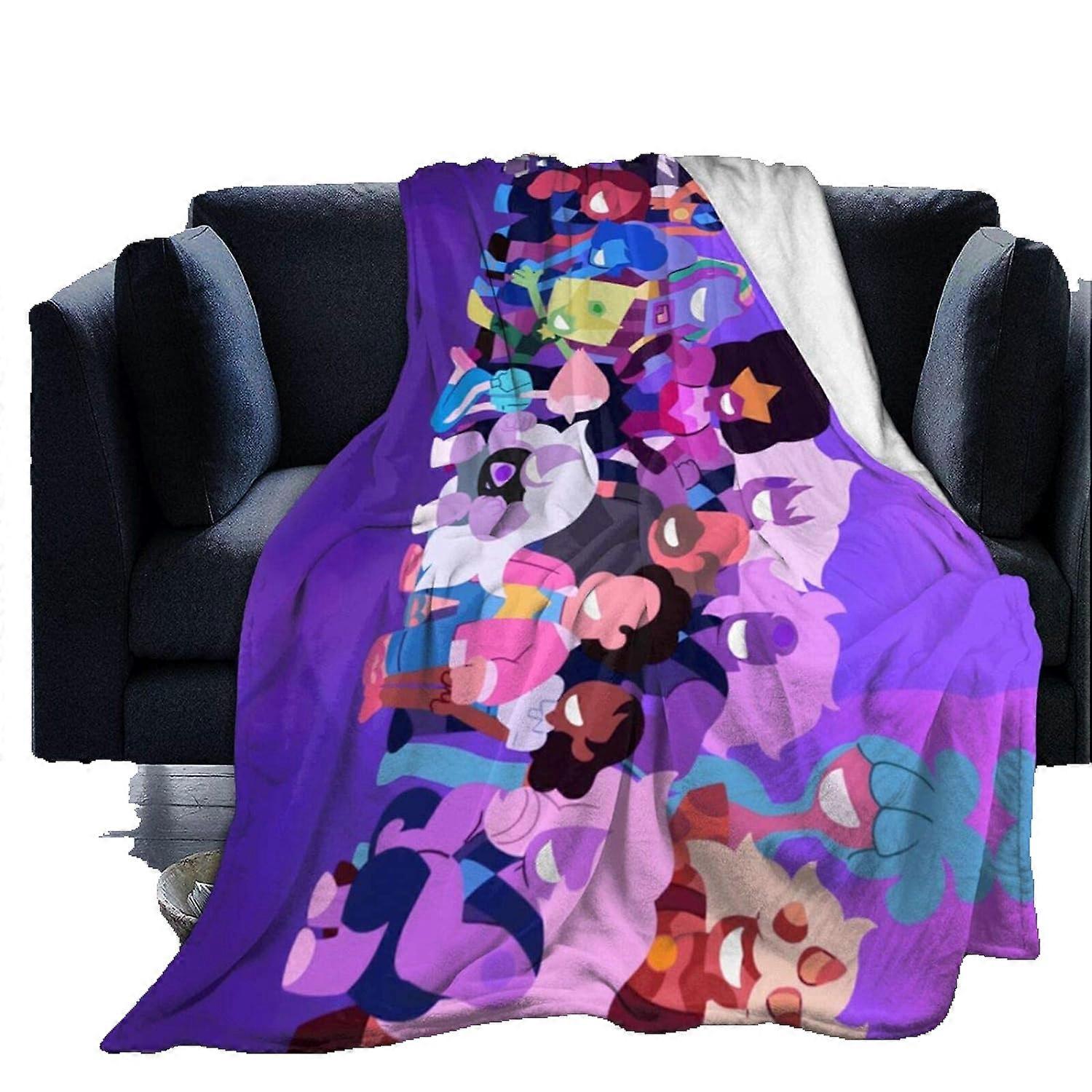 Cobertor Steven-Universe Surpe Macio para Sofá para Quarto Sala de Estar Cobertores para Todas as Estações -X424-1595