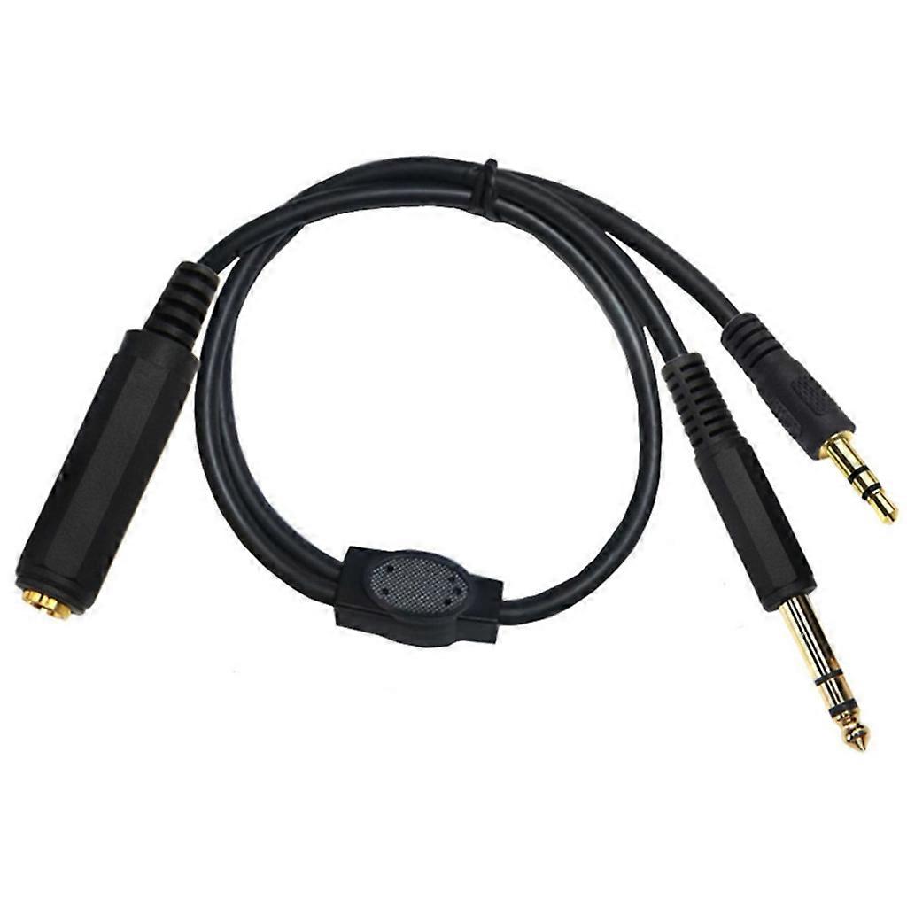 1/4" samice na 1/4" samec + 1/8" samec audio kabel pro domácí audio zařízení