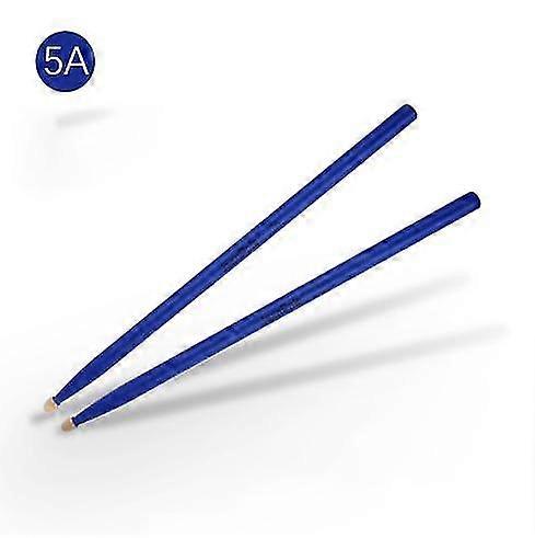 3Pairs Drum Stick Drum Hammer Walnut Drum Stick Snare Drum 5a/7a Professional Children Adult Percussion Stick-blue