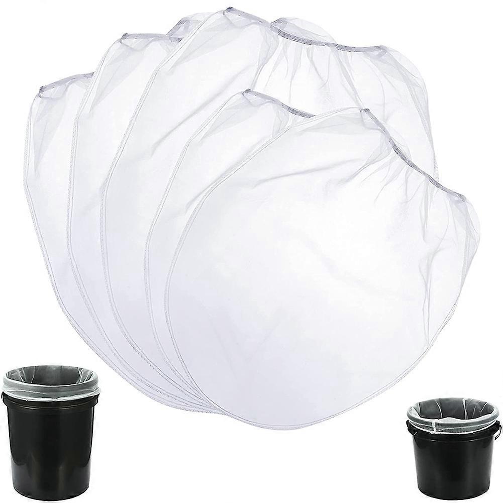 30 Pieces Paint Strainer Bags 20Pcs 5 Gallon White Fine Mesh Filters Bag 10Pcs1 Gallon Paint Filter