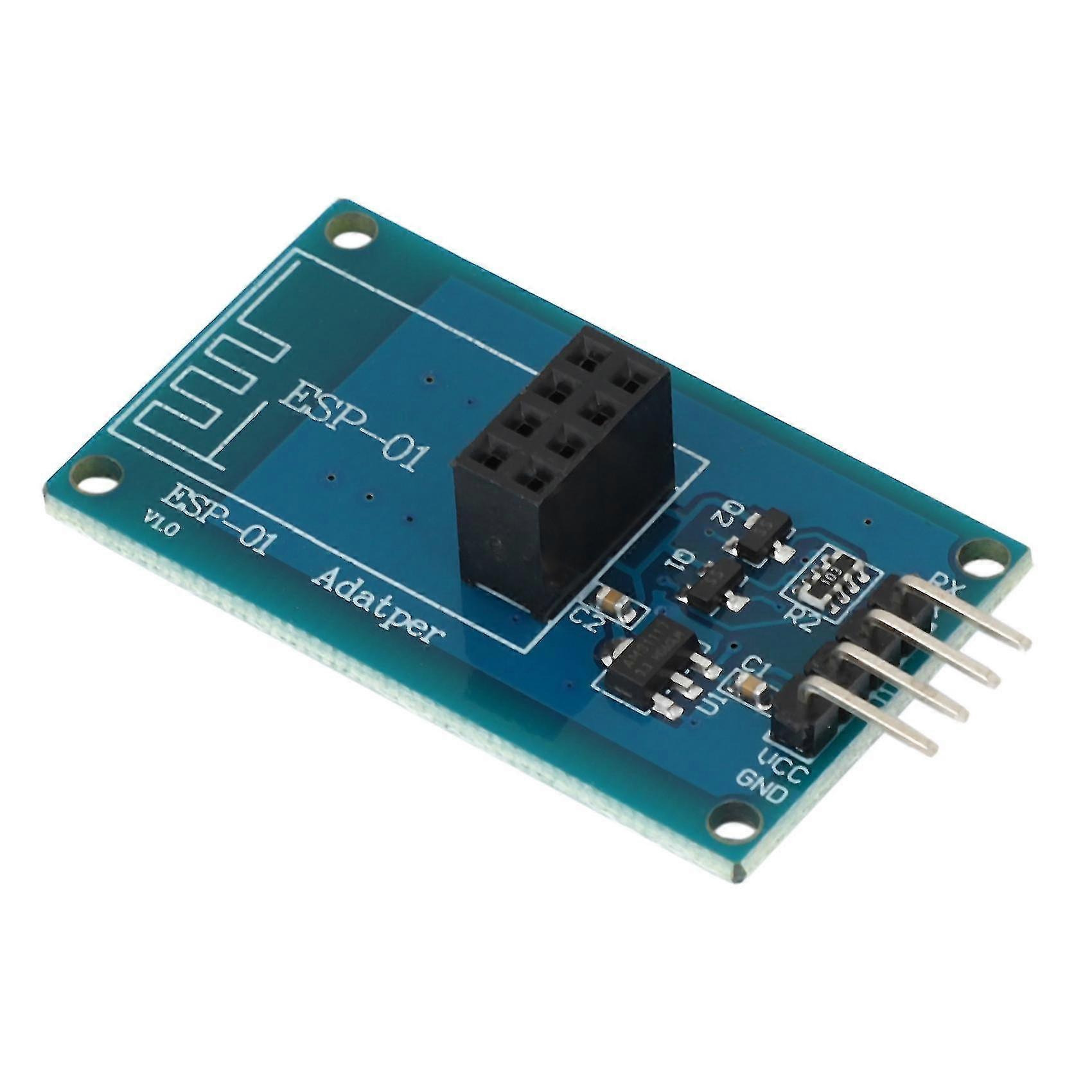 Esp-01 Serial Wifi Wireless Adapter Module 3.3v 5v Esp01 Breakout Pcb For