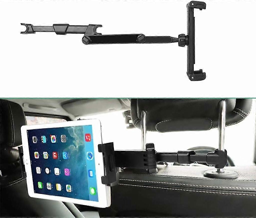 Tablet Holder Car Headrest, Universal Extendable Car Headrest Mount Supports Compatible With