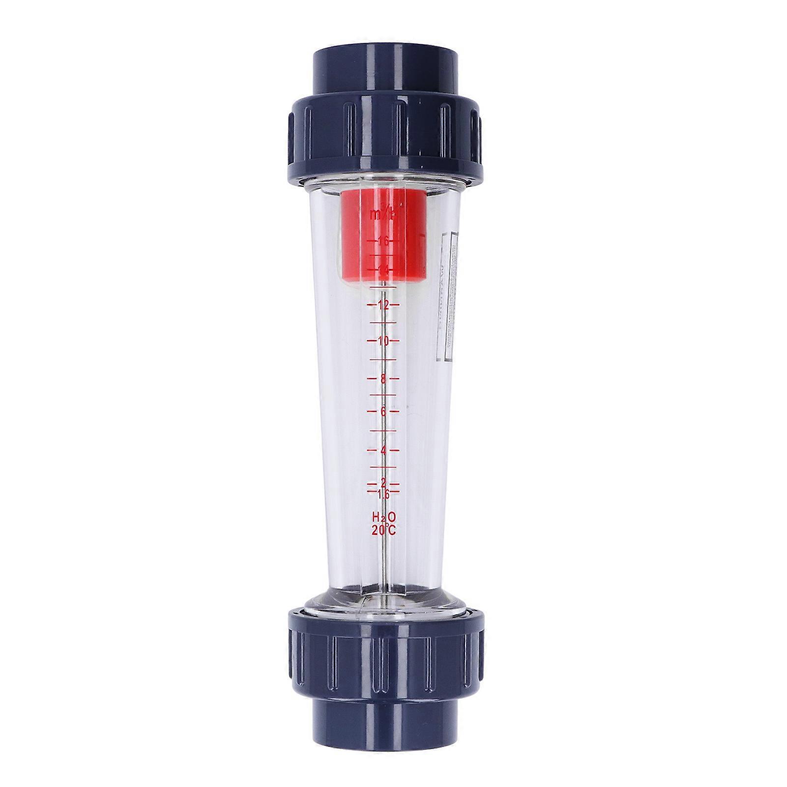 Liquid Flowmeter 1.6?16m3/h Plastic Tube with ABS Float compatible with Water Measurement