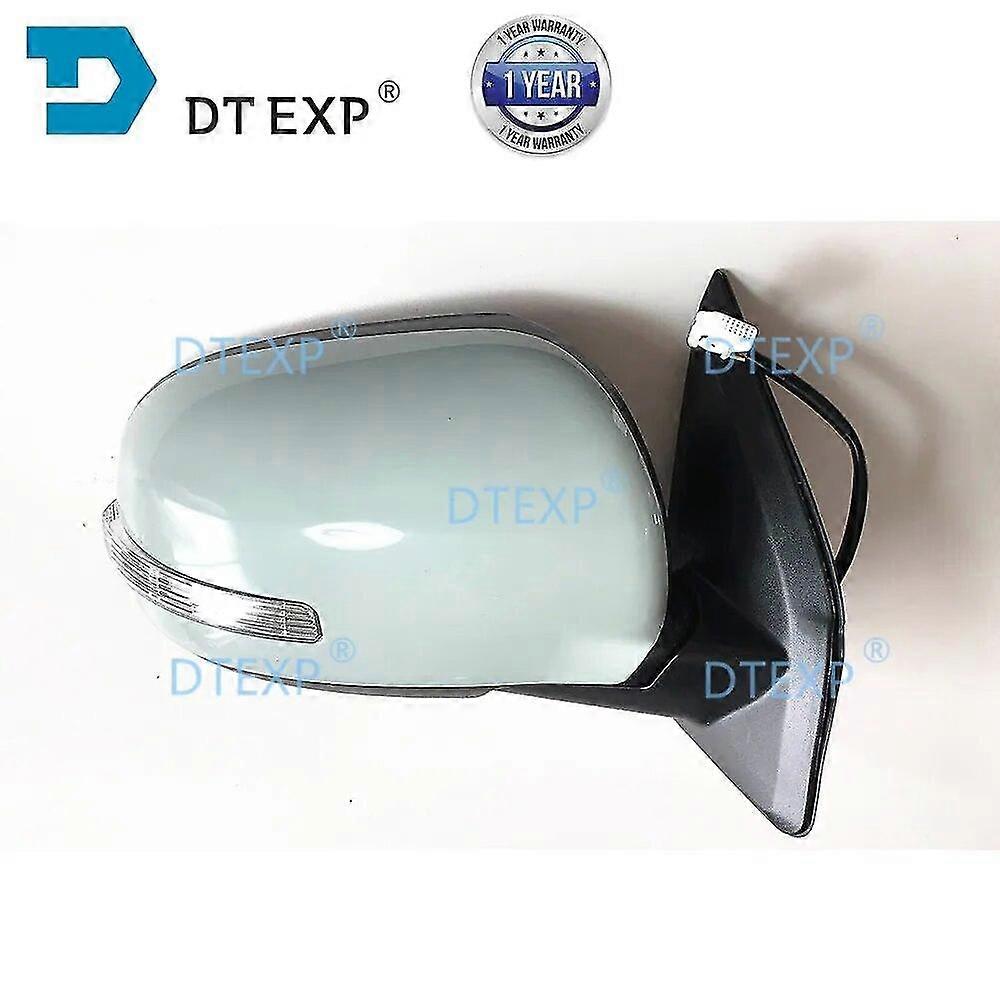 1 Pcs Lhd No Painting Or White Side Mirror With Led For Asx Ga 7632b433 2010-2020 With Heat Auto Fold Mirror For Outlander Sport