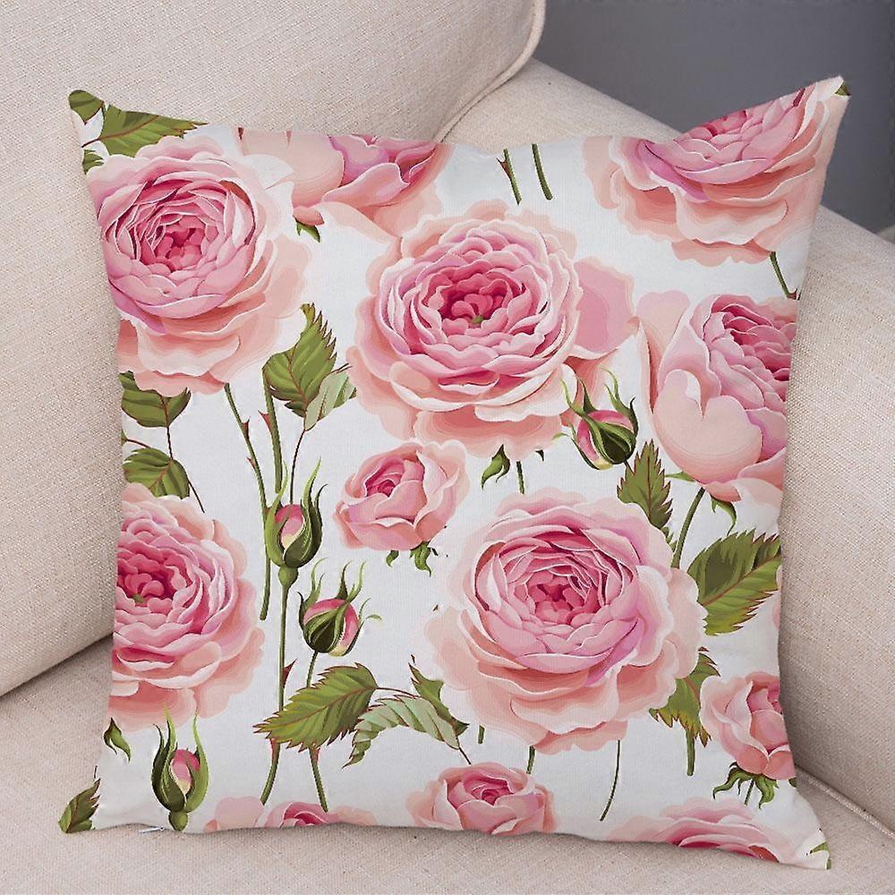 Print Pillowcase Sofa Cushion Cover Design Style -725