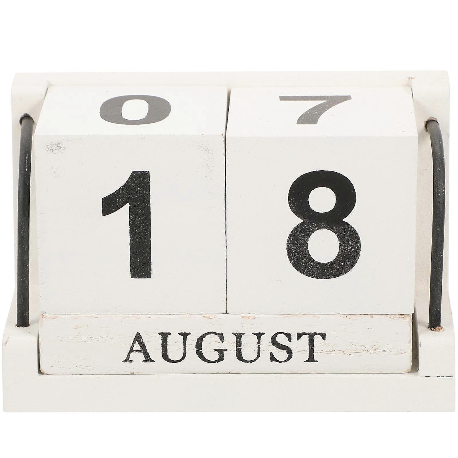 Desk Calandar Vintage Calendar Desk Block Calendar Desk Desk Calendar Blocks Perpetual Calendar