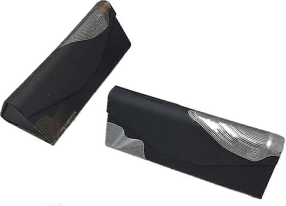 Glasses Case 2 Pcs Foldable Portable Eyeglasses Case For Sunglasses