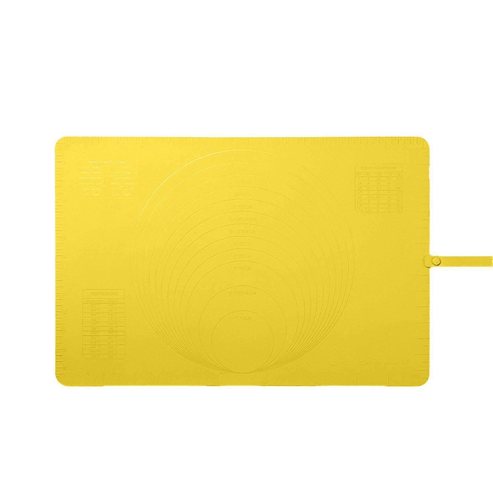 Baking Mat Flexible Non-slip Silicone Reusable Dough Rolling Kneading Pad Liner for Kitchen
