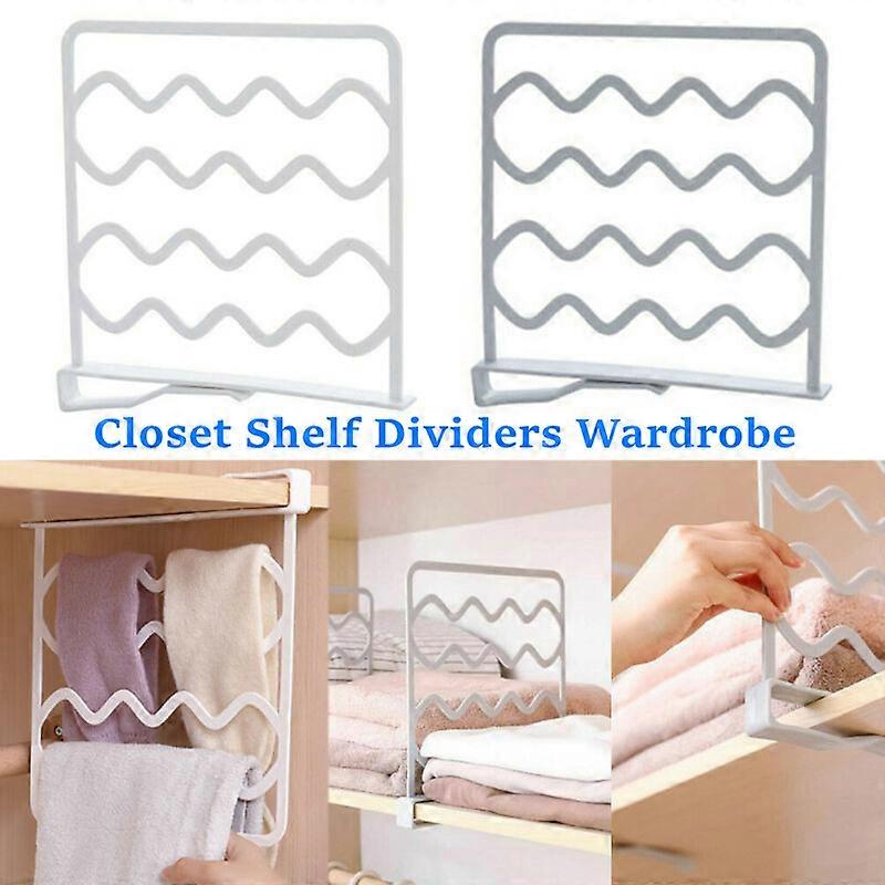 Shelf Divider Cabinet Partitions Divider Multifunction Shelf Rack Holders Closets Wardrobe Cabinet Book Shelf Dividers Wardrobe