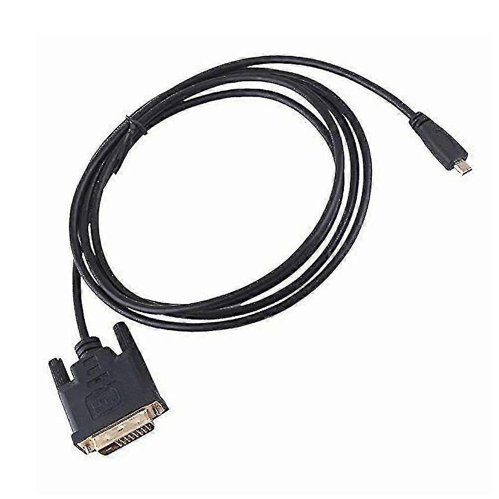0.3/1/1.8m Gold Plated Micro Hdmi-compatible To Dvi 24+1pin Adapter Cable For Hdtv_a_hf