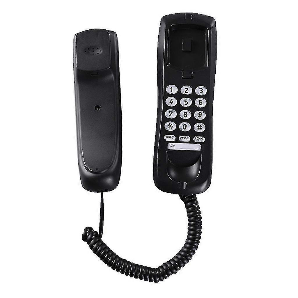 Wired- Landline Wall Fixed Telephone With Speed Dial- Memory Buttons Wall Phone