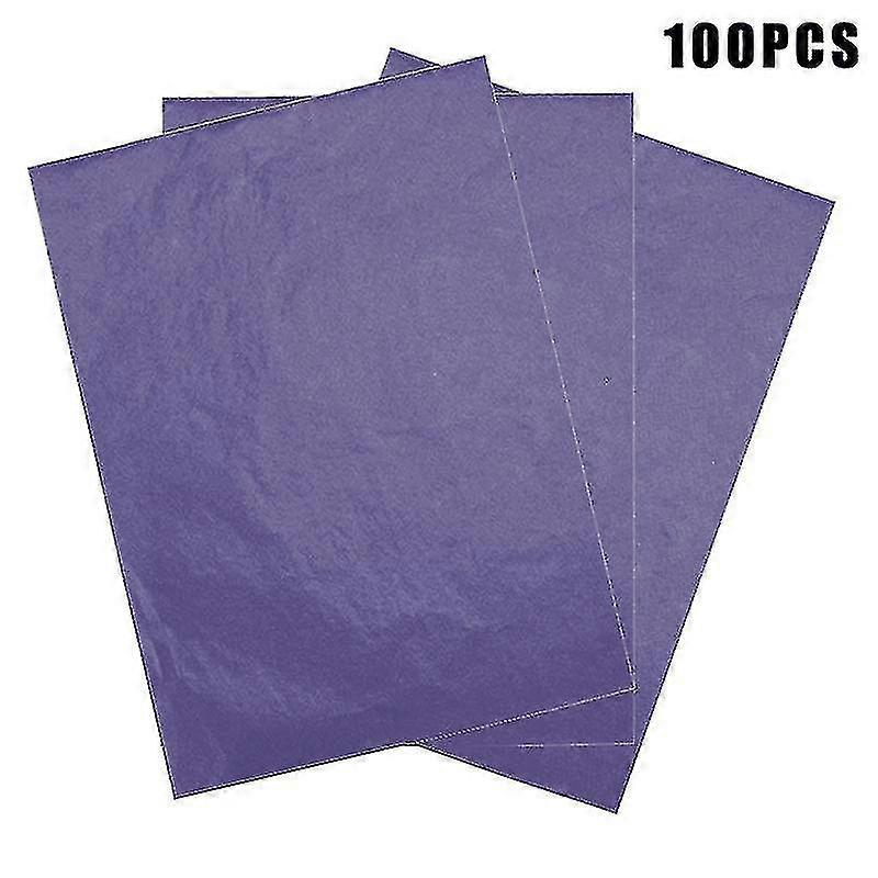100 Pcs Transfer Sheets Graphite Tracing A4 For Art