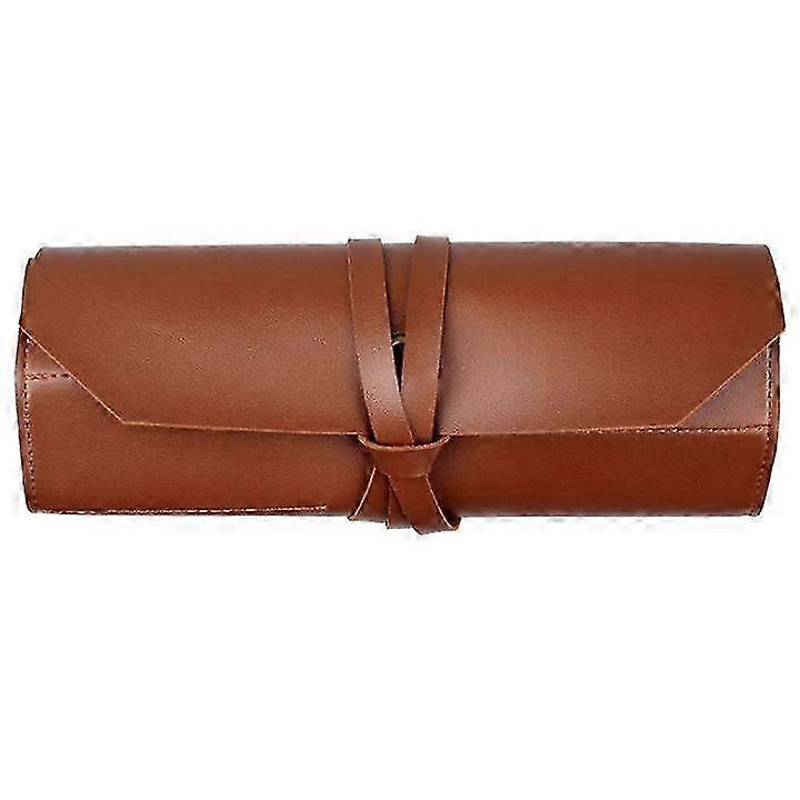Leather Tool Roll Bag (10 Slots), Chisel Bag, Tool Roll Organizer, Black, Brown New Models