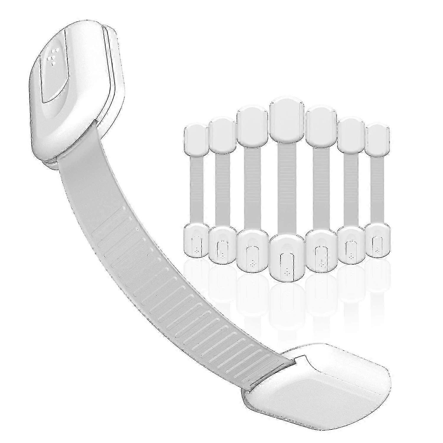 Child Safety Locks, 8-pack, No Tool Installation, for Cabinet Security