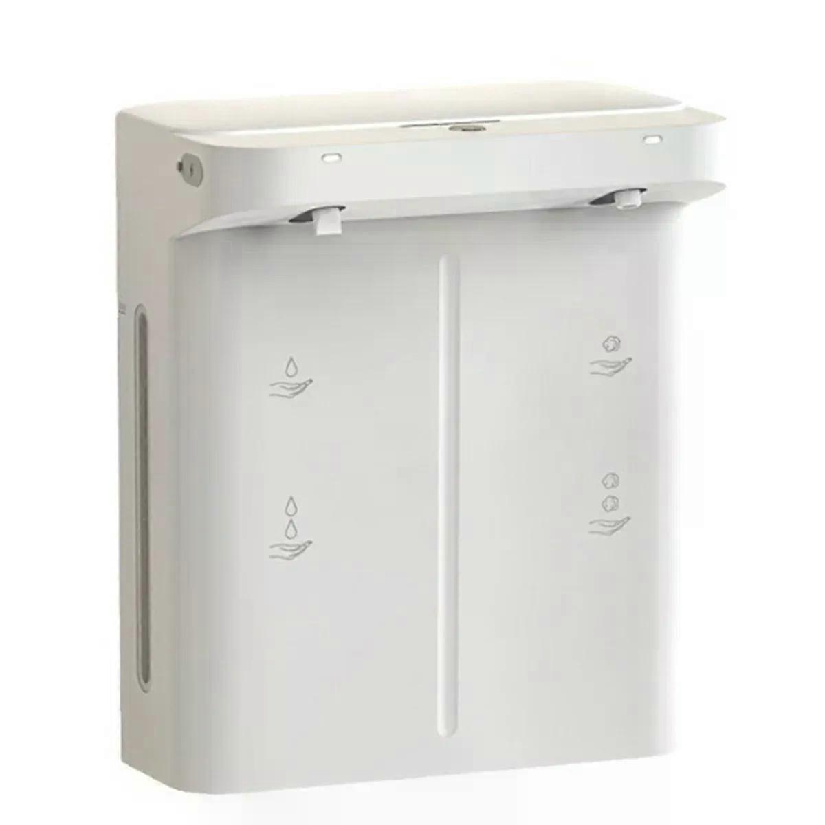 Distributore automatico di sapone Touchless Distributore automatico di sapone a doppia bolla liquido 300ml x 2 per vari tipi di lozione