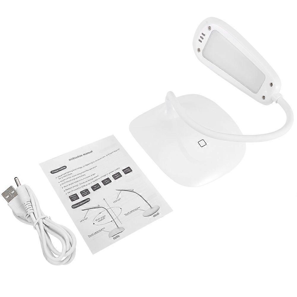 Rechargeable LED Lights Desk Table Desktop Lamp Eye Care for Reading Study Lighting