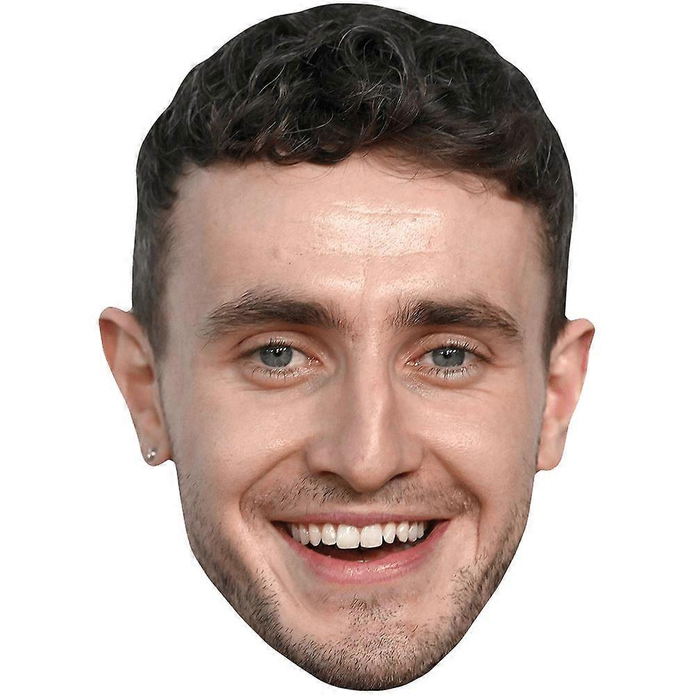 Paul Mescal (Smile) Celebrity Mask, Flat Card Face