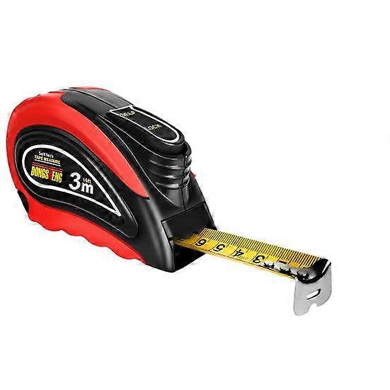 3m Retractable Self-Lock Measure Tape Steel Ruler Construction Carpenter Tool