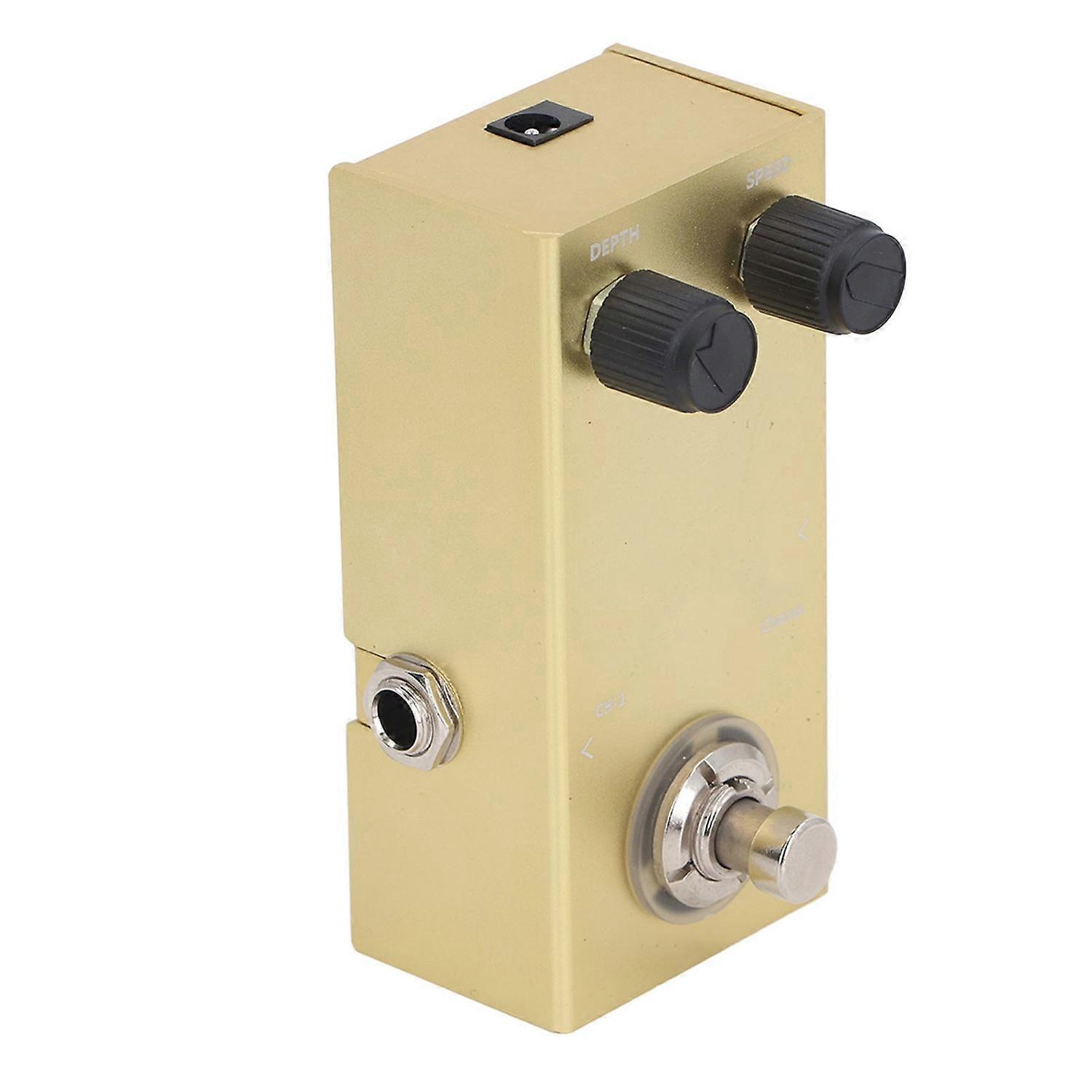 CH‑1 Chorus Effect Pedal with Speed and Depth Output Knobs 6.35mm Interface Preset Chorus Guitar Ped